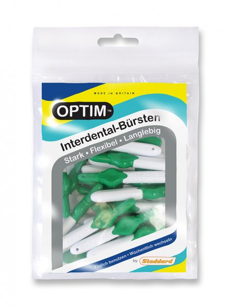 OPTIM Interdentalb&uuml;rste 16 er pack gr&uuml;n - ISO 5